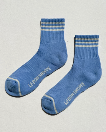 Girlfriend Sock Parisian Blue