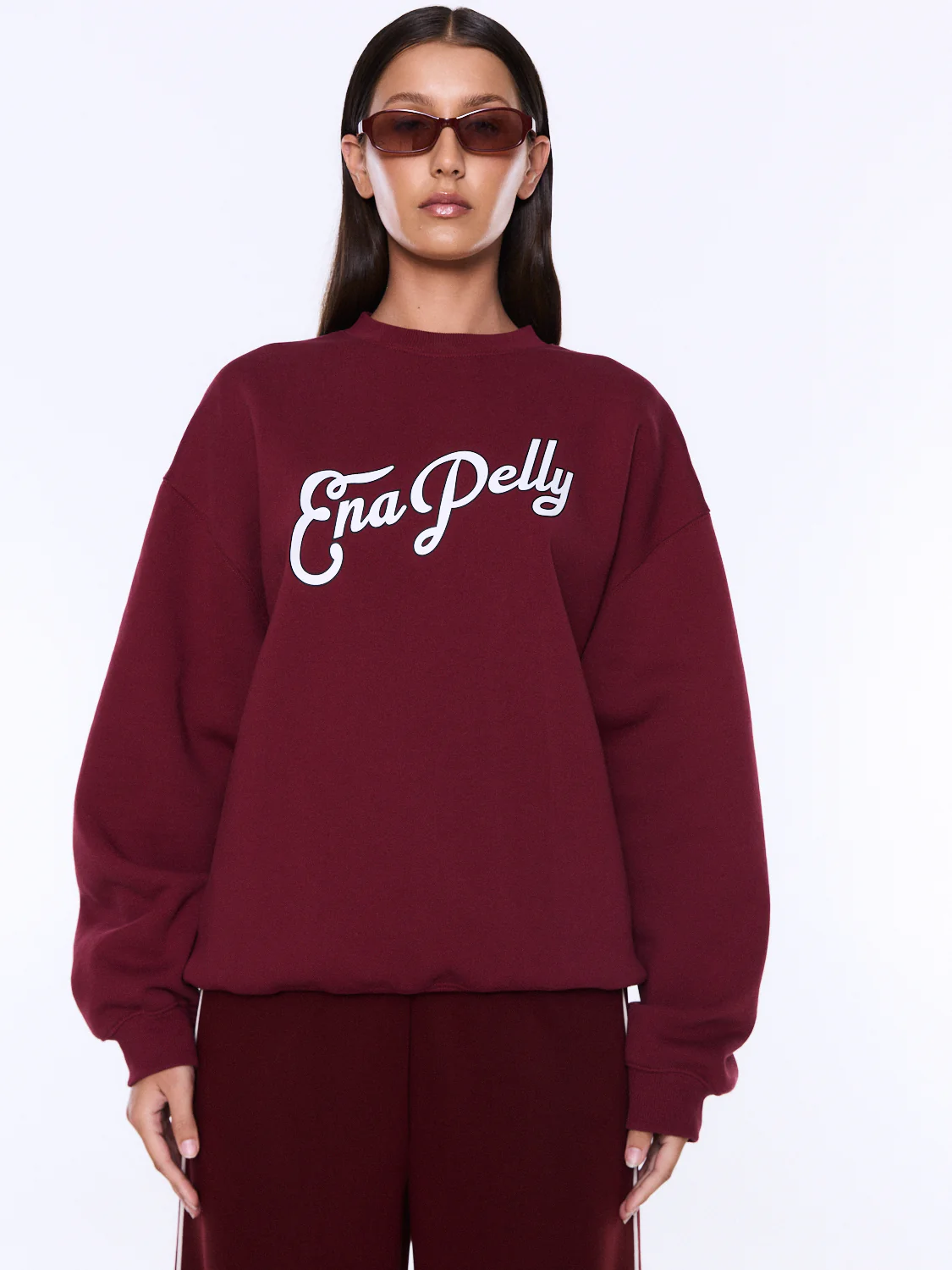 Mila Oversized Sweater Burgundy