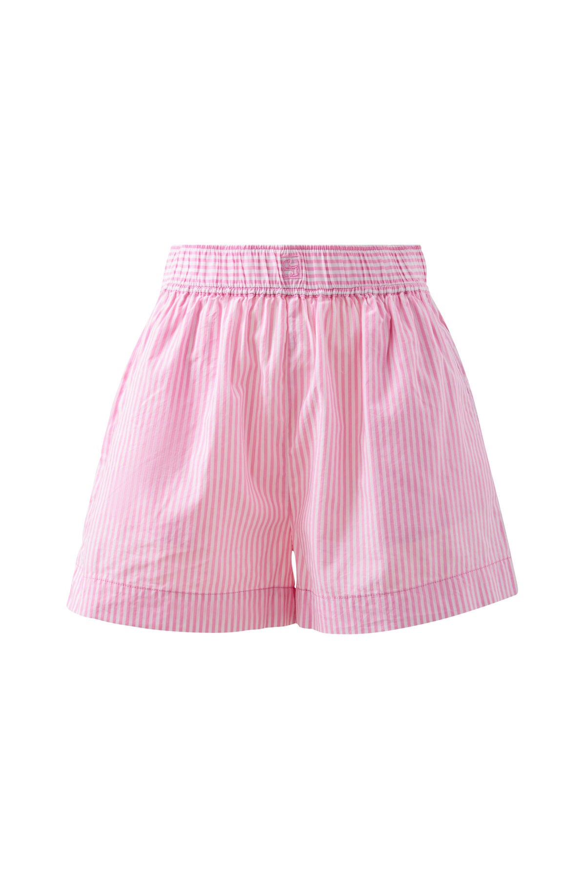 Mila Short Hibiscus Pink Stripe