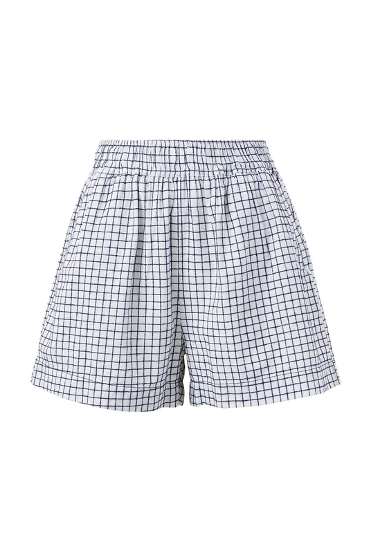 Mila Short White Navy Shorts