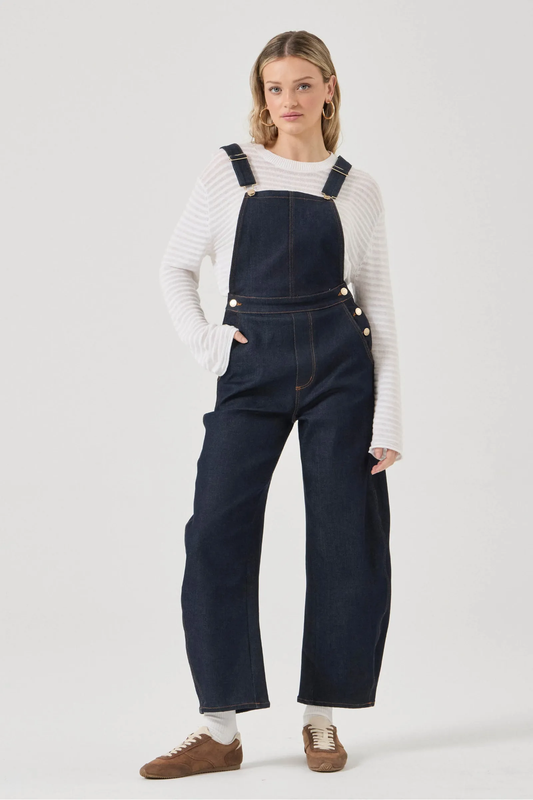 Barrel Overalls - Madame Indigo