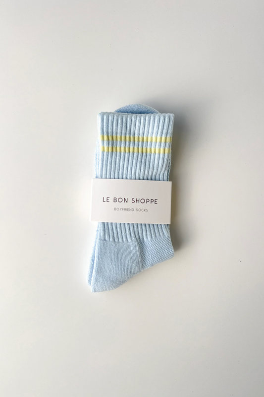 Boyfriend Sock Pastel Sky