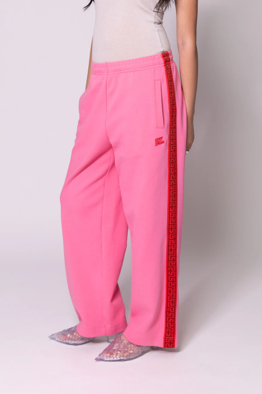 Pink Geo Trackpants