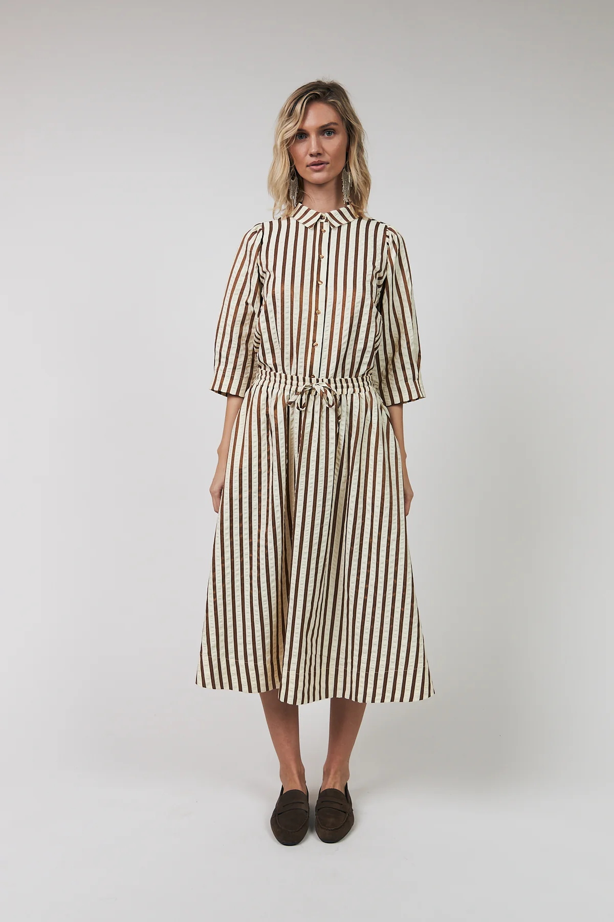 Midi Skirt Dark Mokka