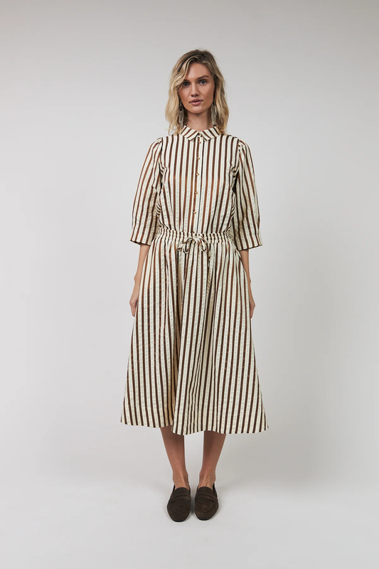 Midi Skirt Dark Mokka