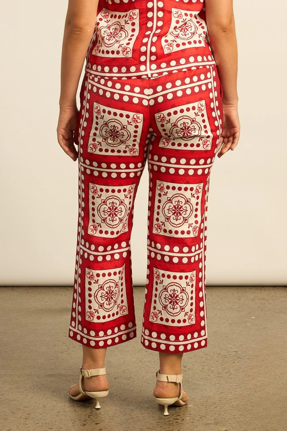 Tide Pant Poppy Scarf