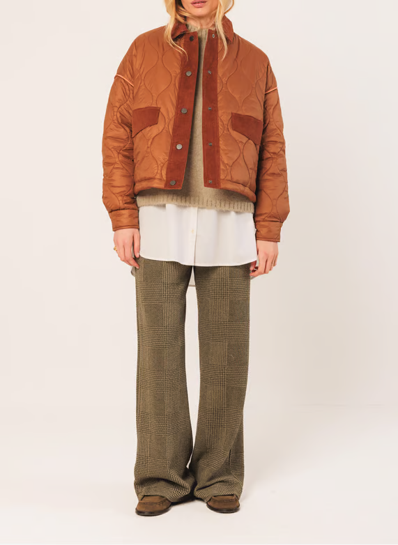 Retro Quilted Biker Jacket