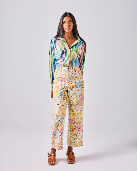 Forever Floral Butter Denim Pants