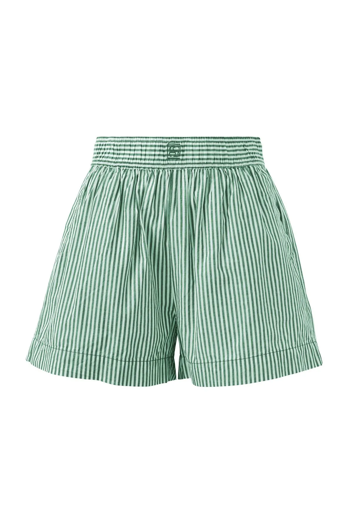 Mila Short Kelly Green Stripe