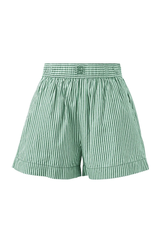 Mila Short Kelly Green Stripe