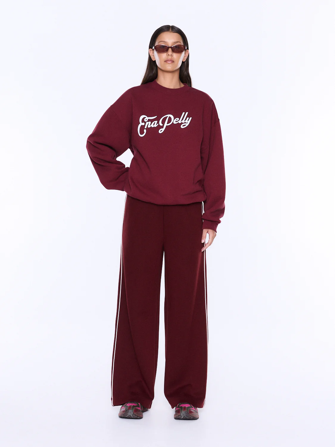 Mila Oversized Sweater Burgundy