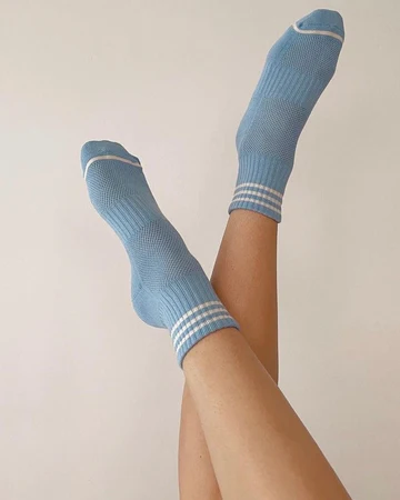 Girlfriend Sock Parisian Blue