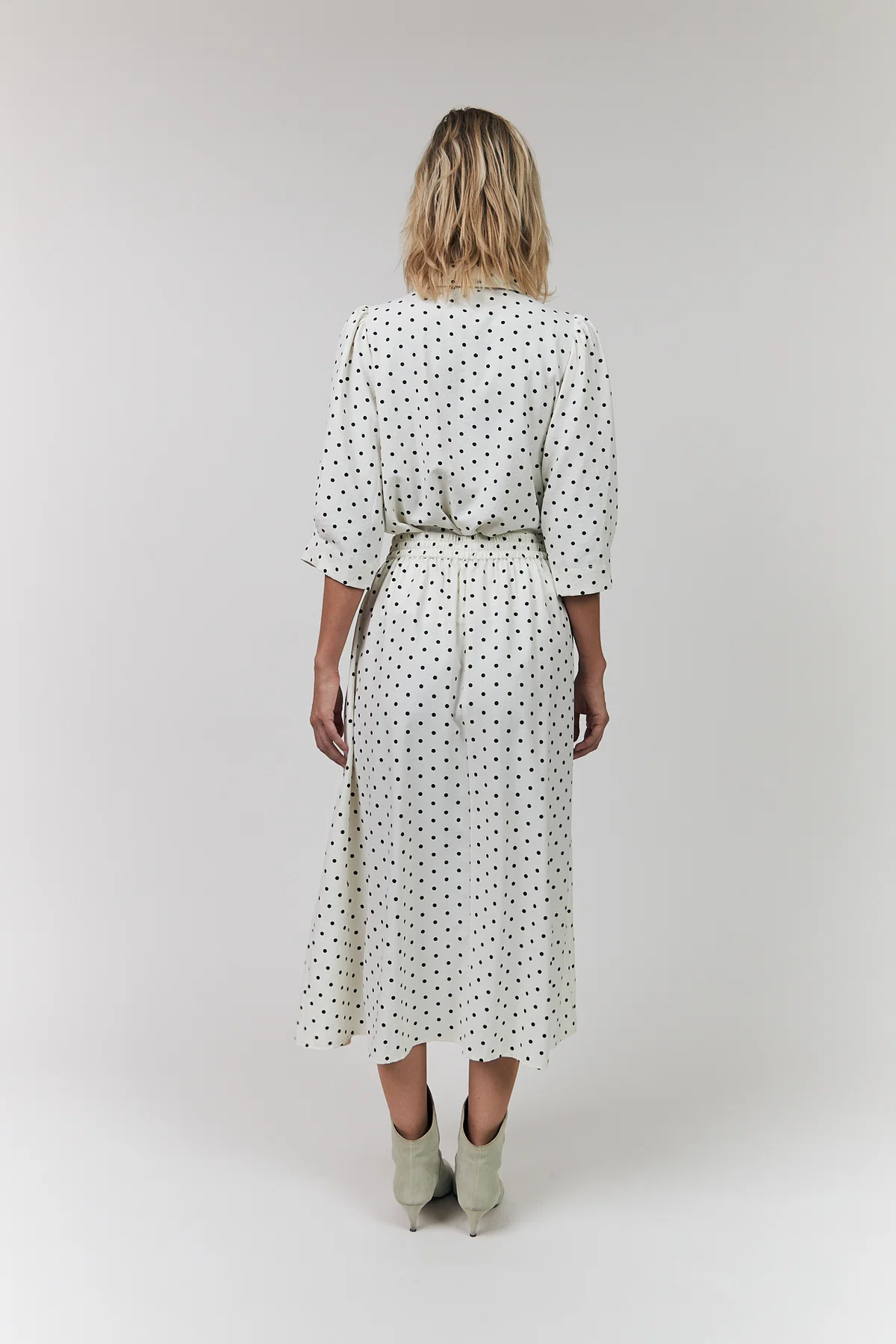 Akanell Maxi Skirt - Dot Print
