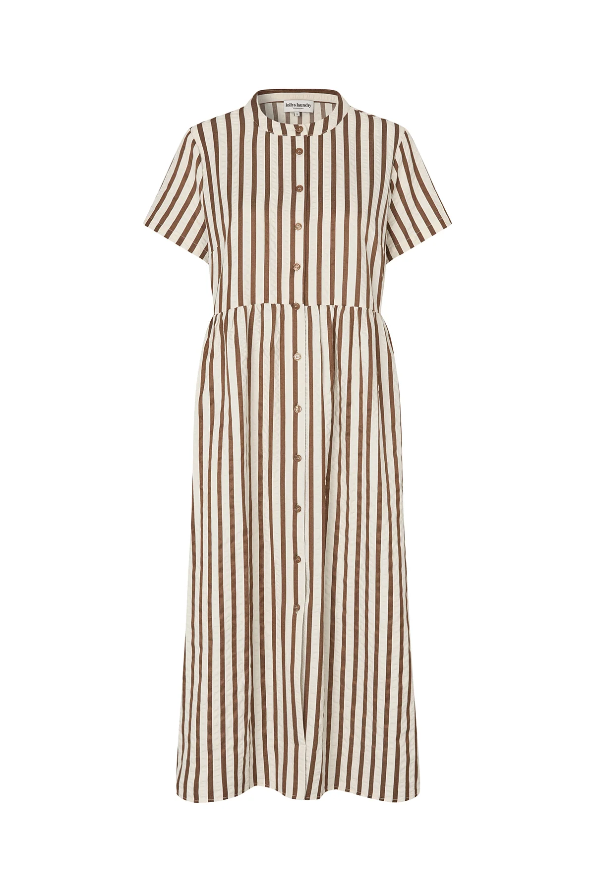 Maxi Dress- Dark Mokka Stripe