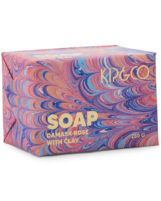 Damask Rose & Pink Clay Soap Bar