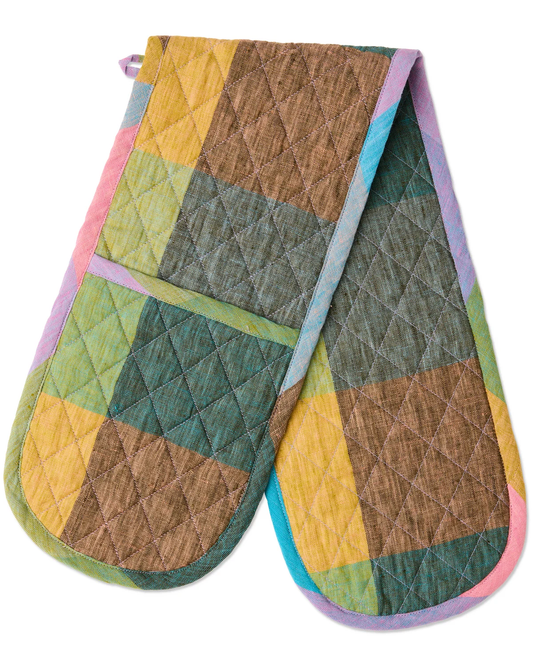 Double Oven Mit- Sorbet Tartan