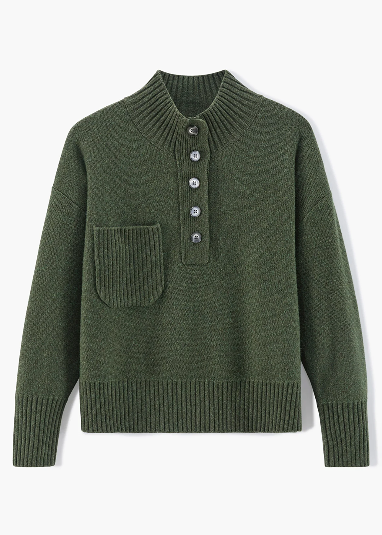 Grandpas Sweater Khaki Green