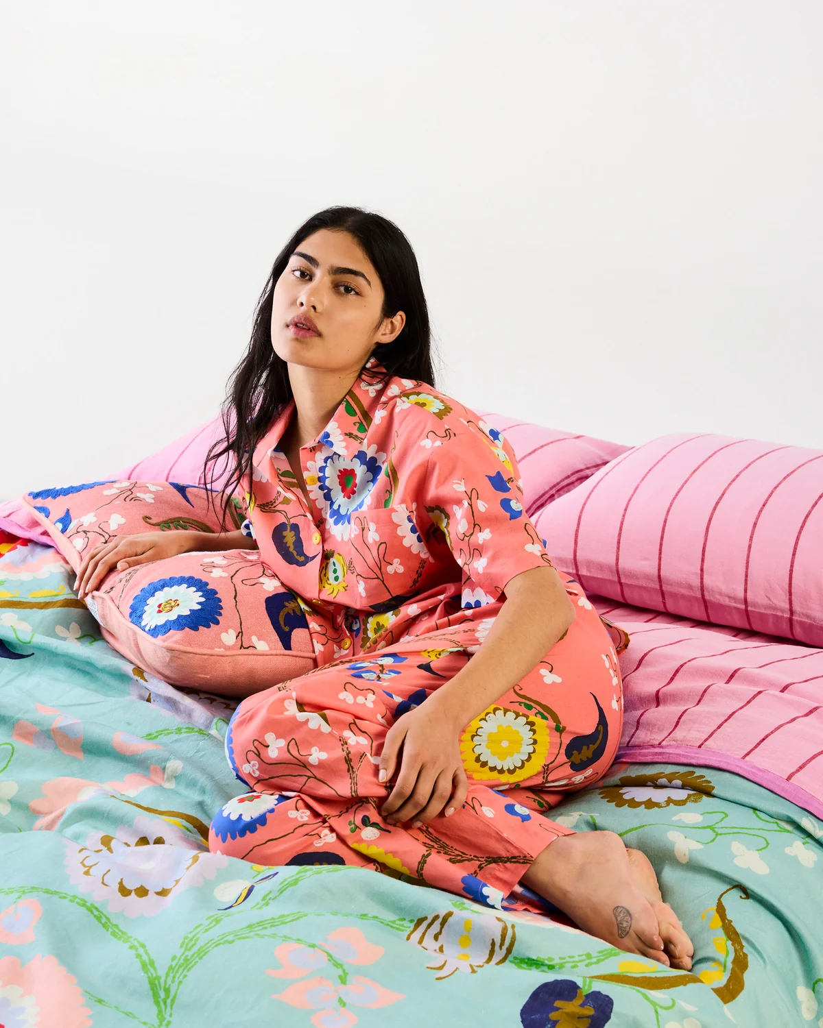 Kip&Co x aAnna Spiro Isabelle Sunset Pyjama Set