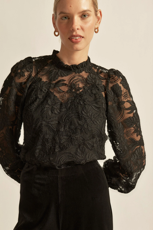 Glint Top - Black