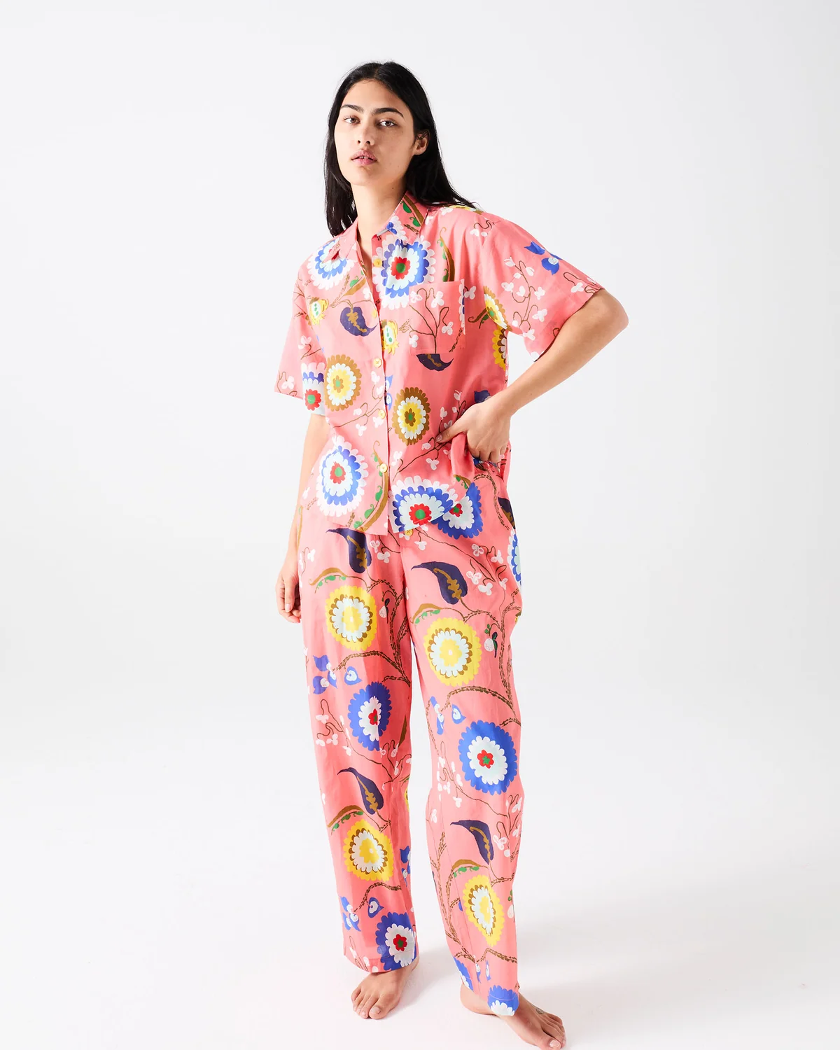 Kip&Co x aAnna Spiro Isabelle Sunset Pyjama Set