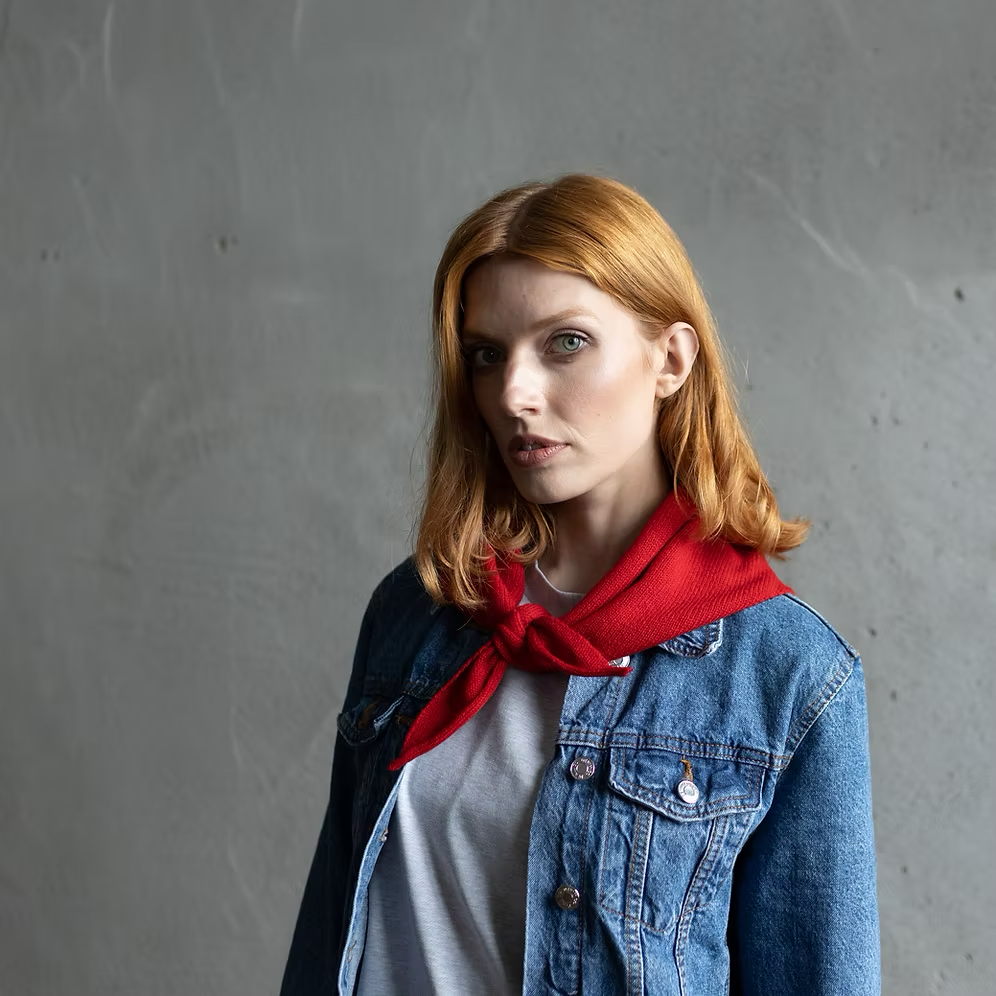 Ruby Red Neckerchief