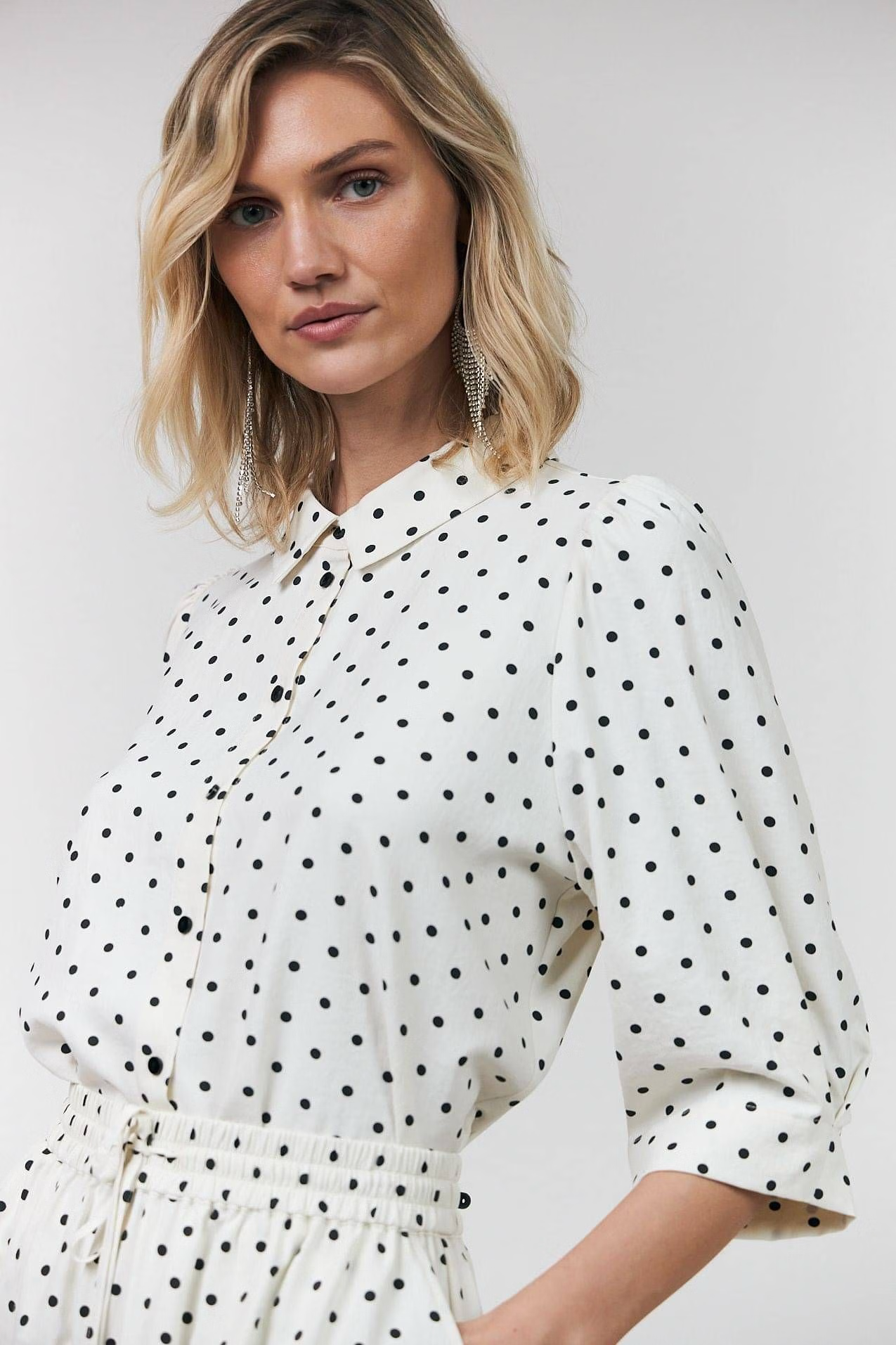 Shirt- Dot Print
