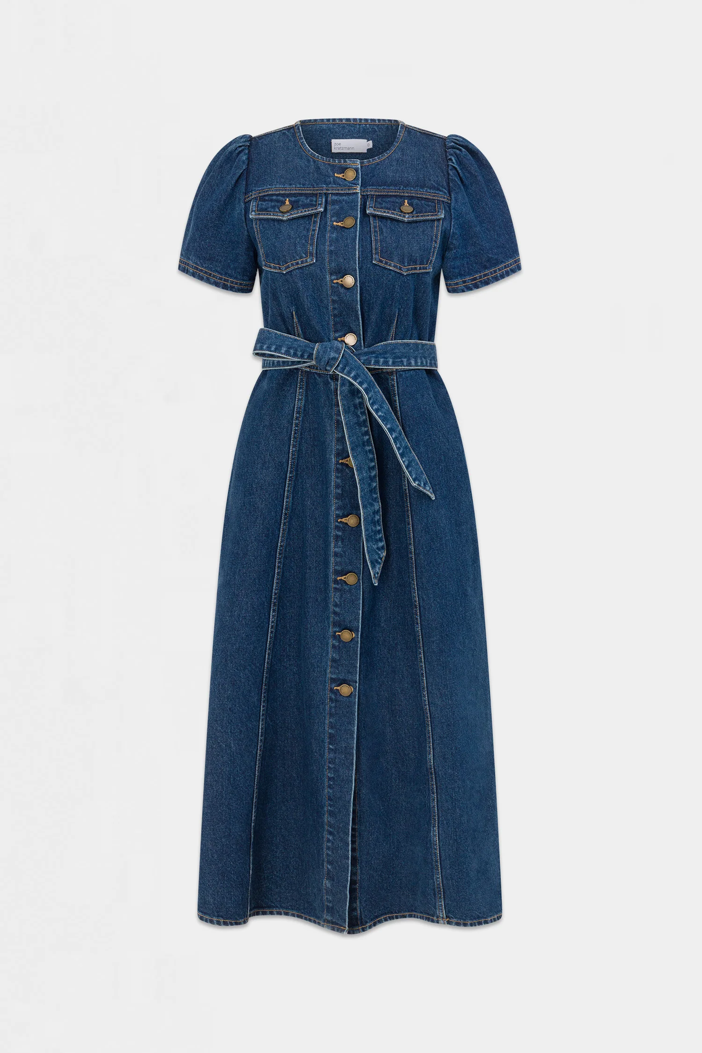 Allude Dress Indigo Denim