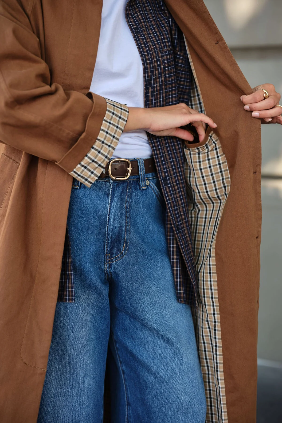 Ash Coat Toffee Choc Collar