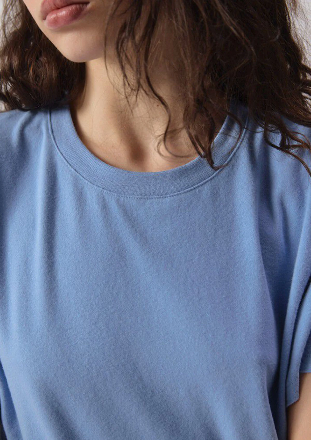 American Vintage T-shirt Blue Melange