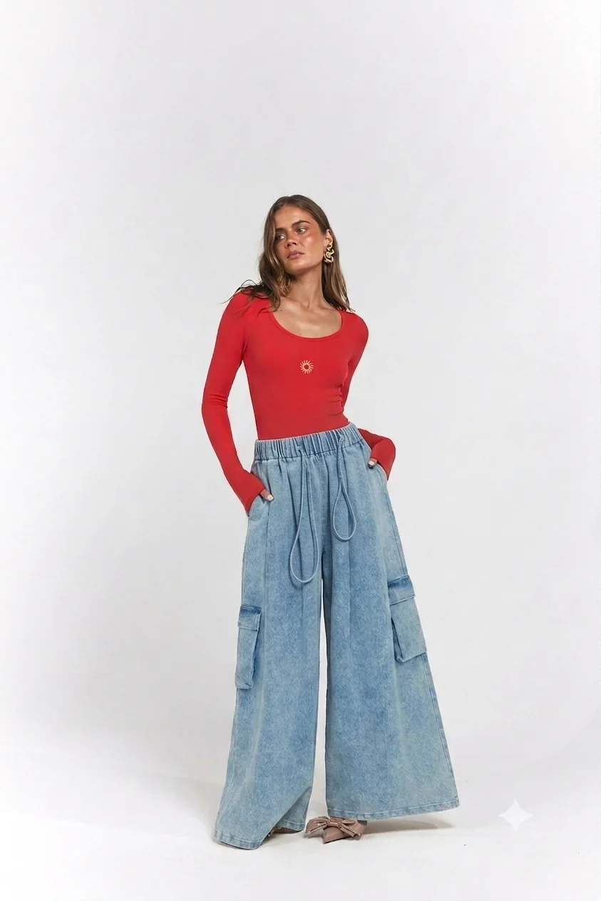 Ezra Pant Denim Blue