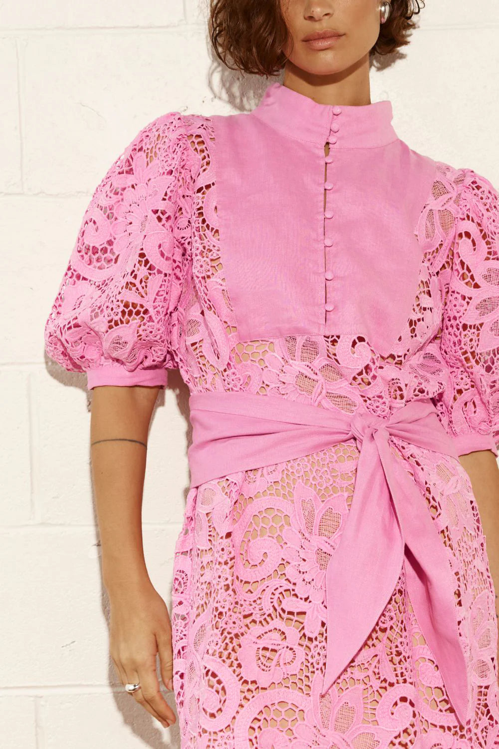 Kinetic Dress, lotus lace