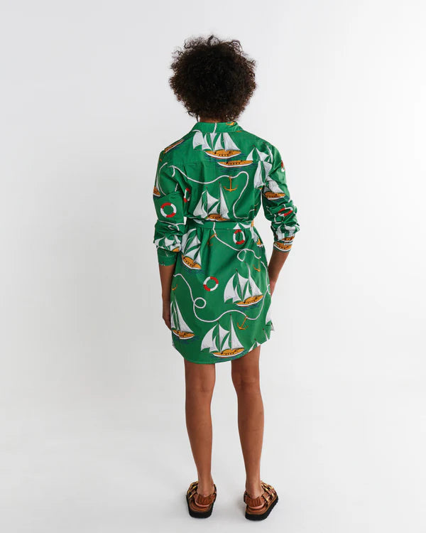 Hey Sailor Sicilian Shirt Dress