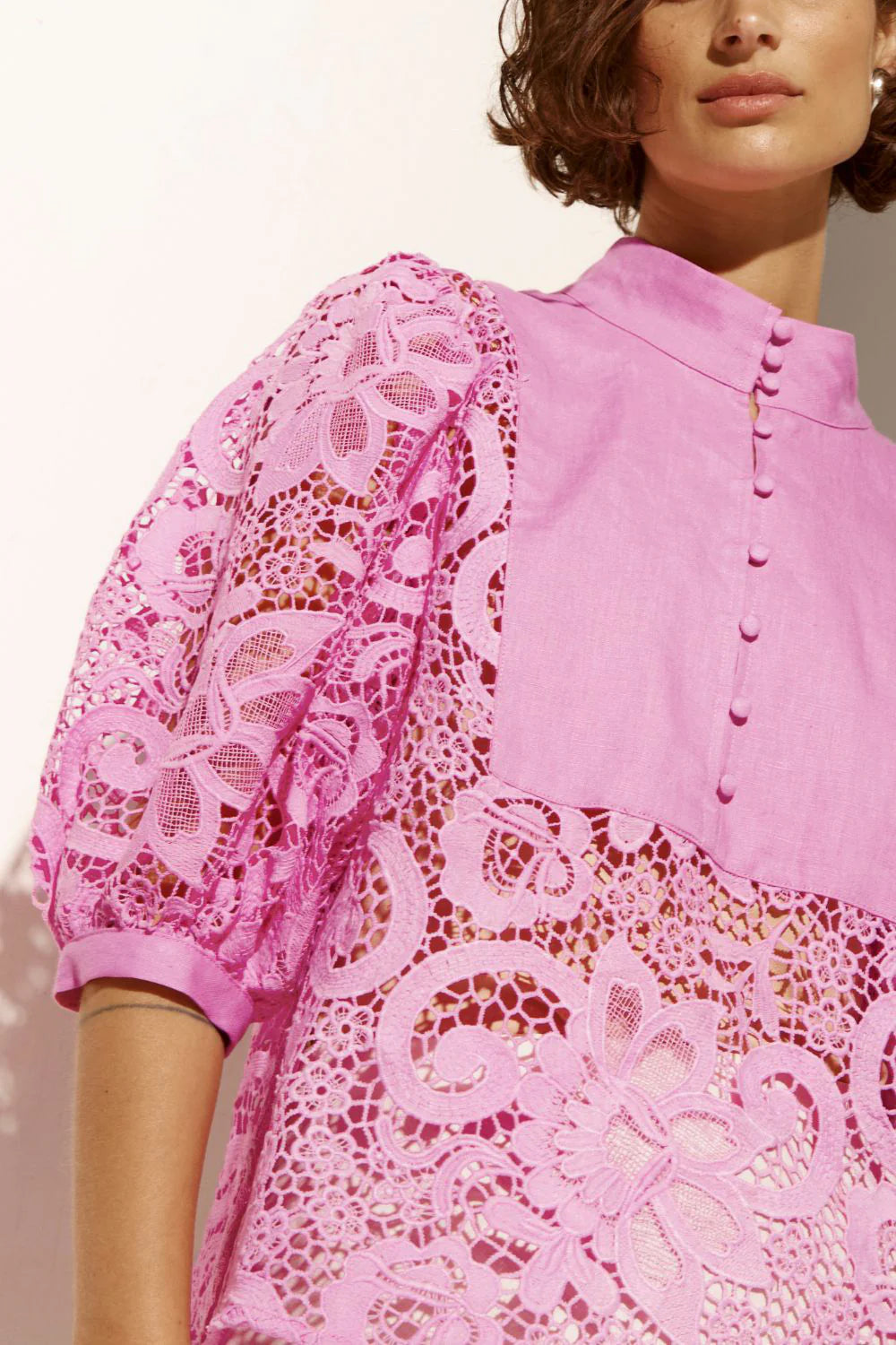 Presence top, lotus lace