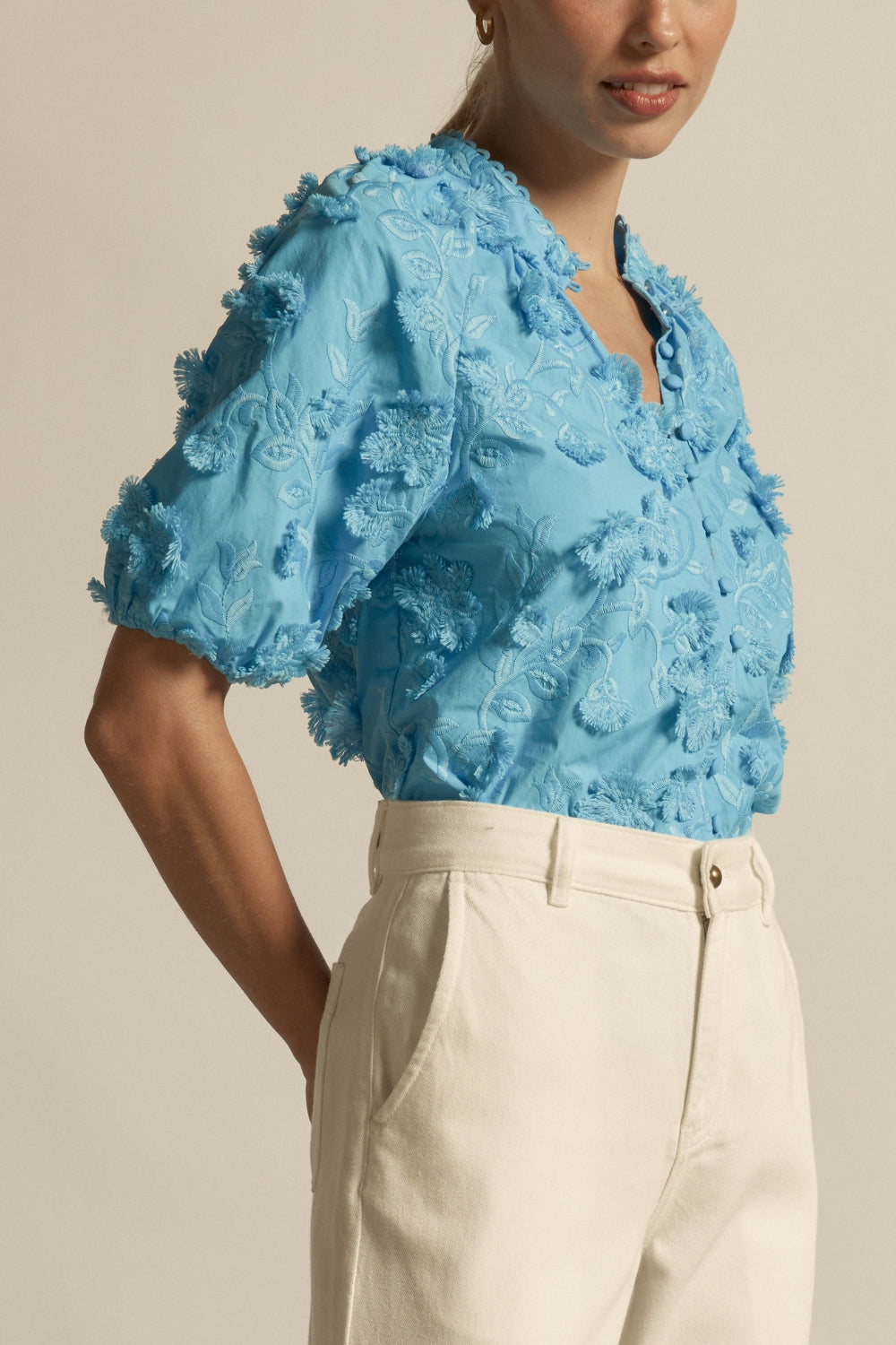 Solstice Top Bay Broderie