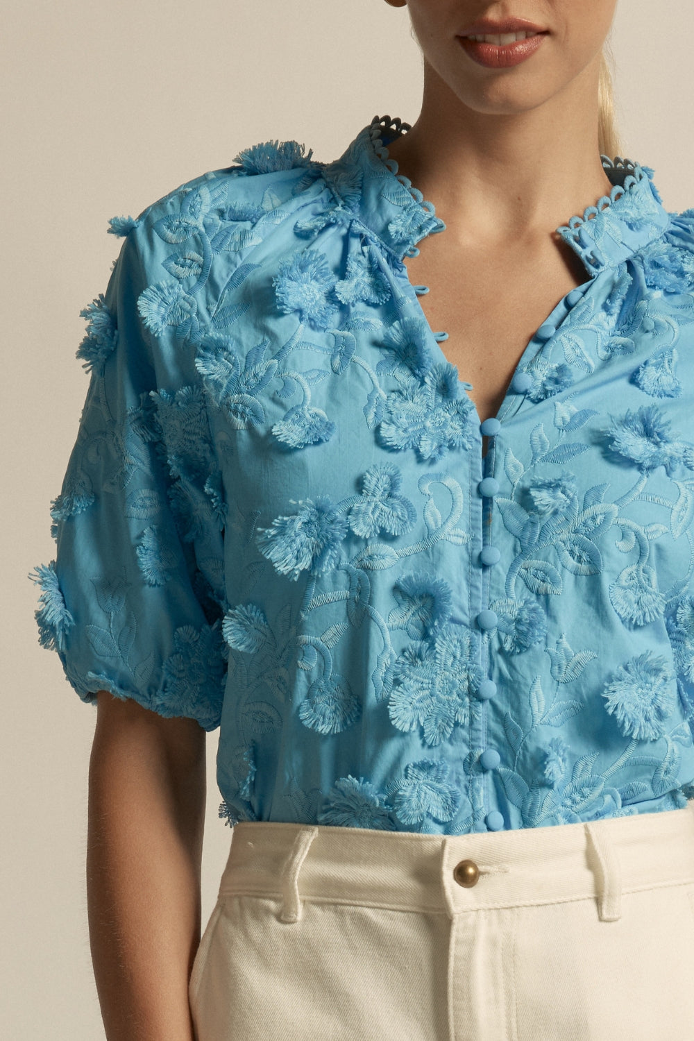 Solstice Top Bay Broderie