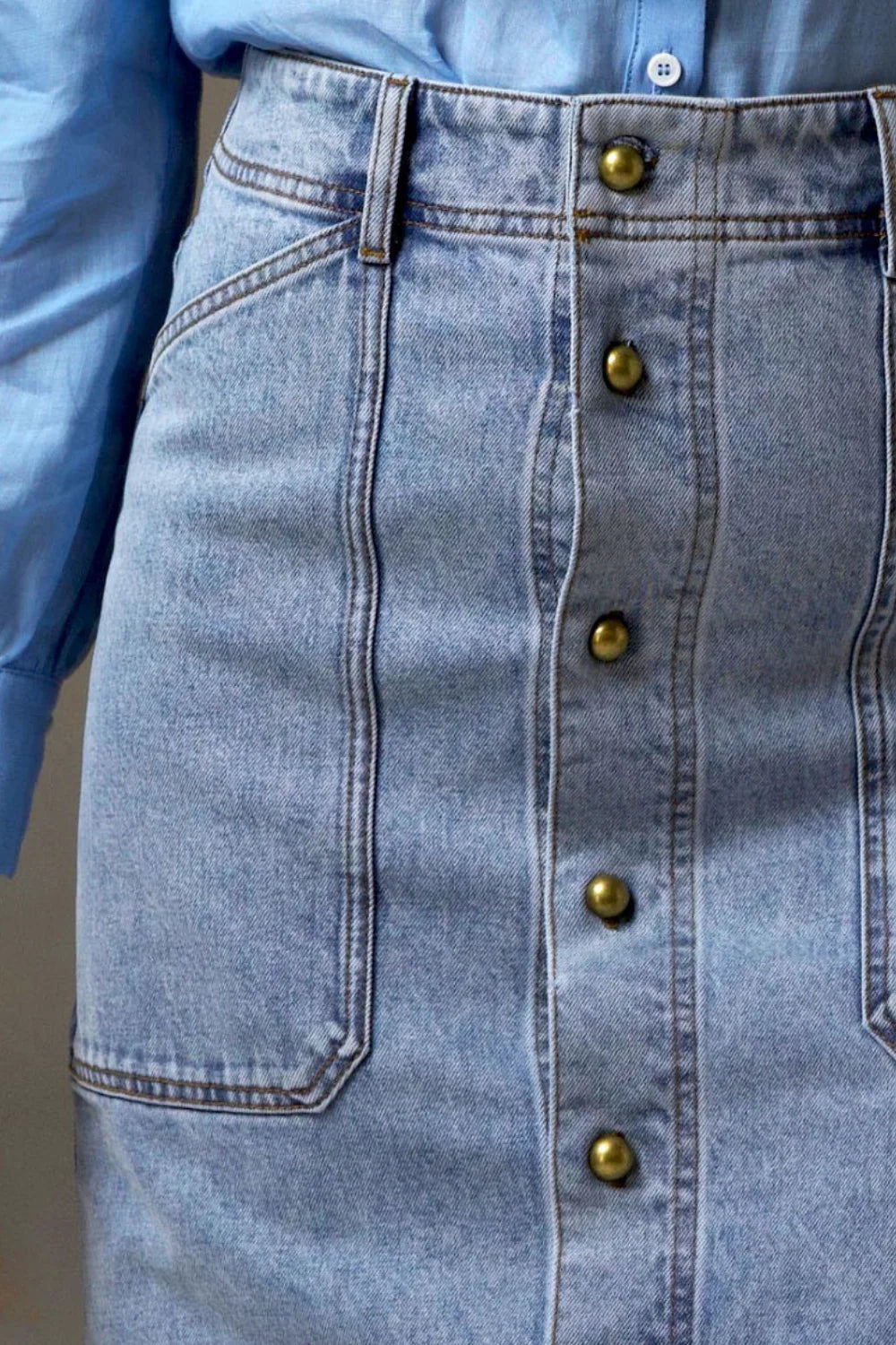 Typify Skirt Washed Denim