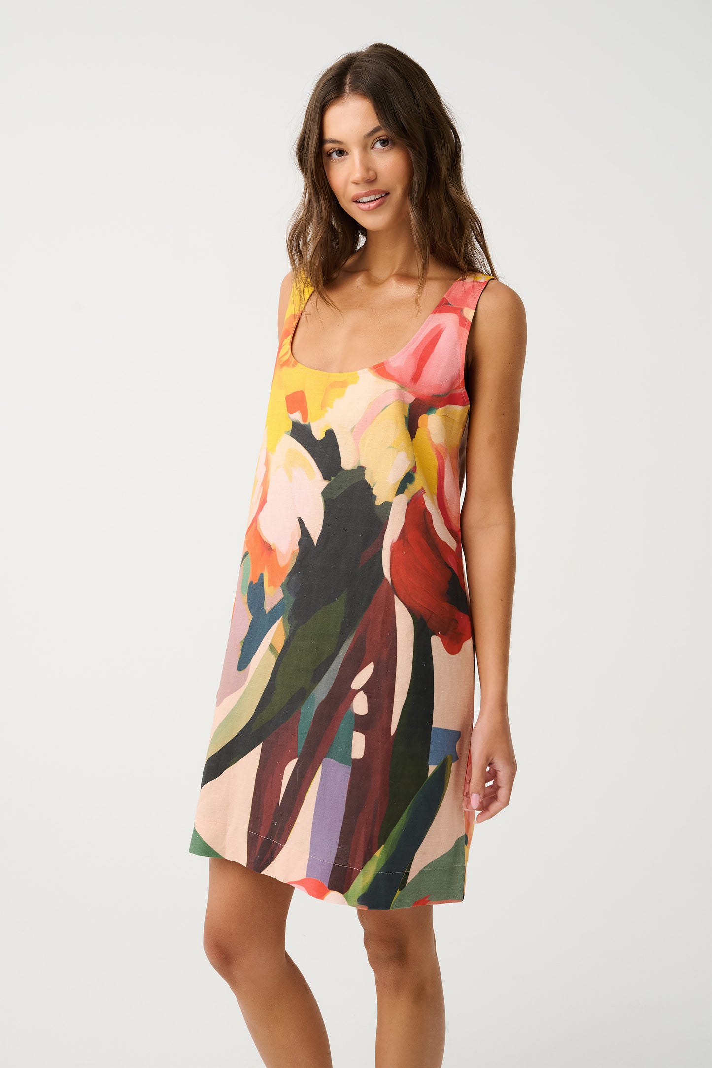 Isla Mini Dress Tropical