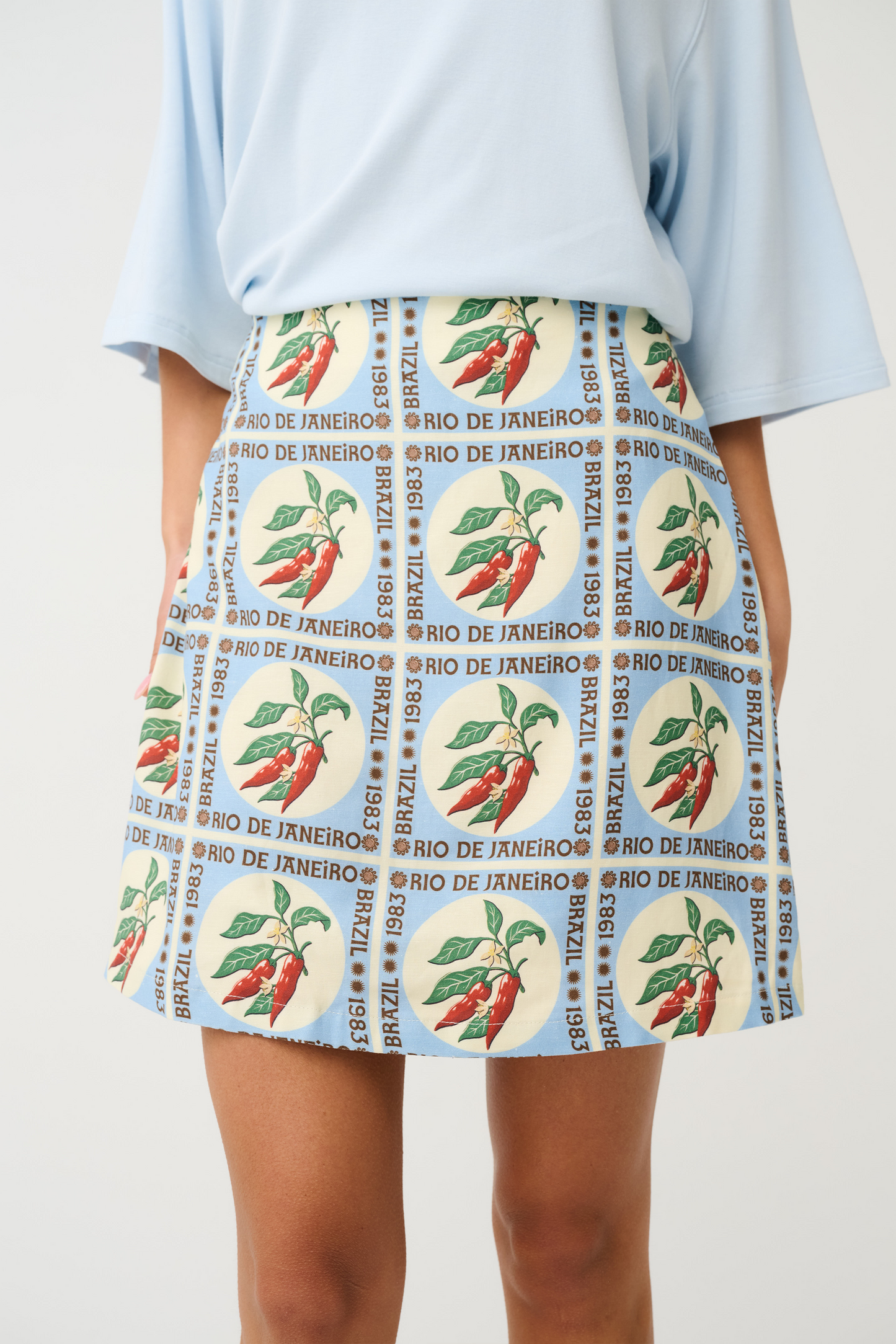 Zyla Mini Skirt - Chilli