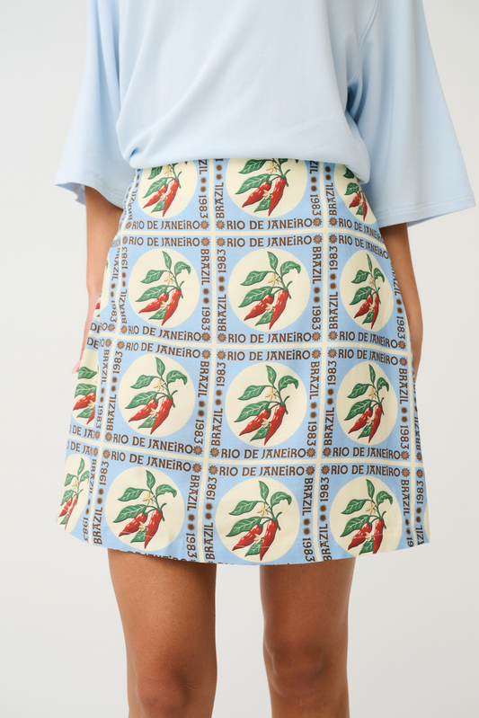 Zyla Mini Skirt - Chilli